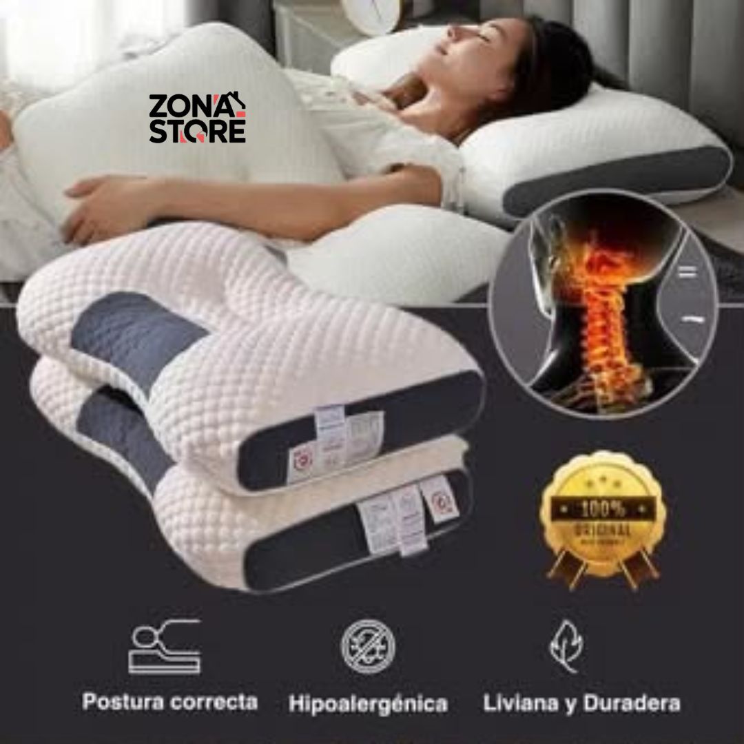 ALMOHADA ERGONÓMICA DE ESPUMA VISCOELÁSTICA 🛏️