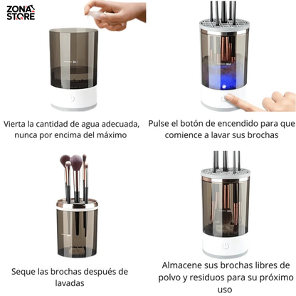 BrushClean Pro™ | Limpiador Eléctrico de Brochas